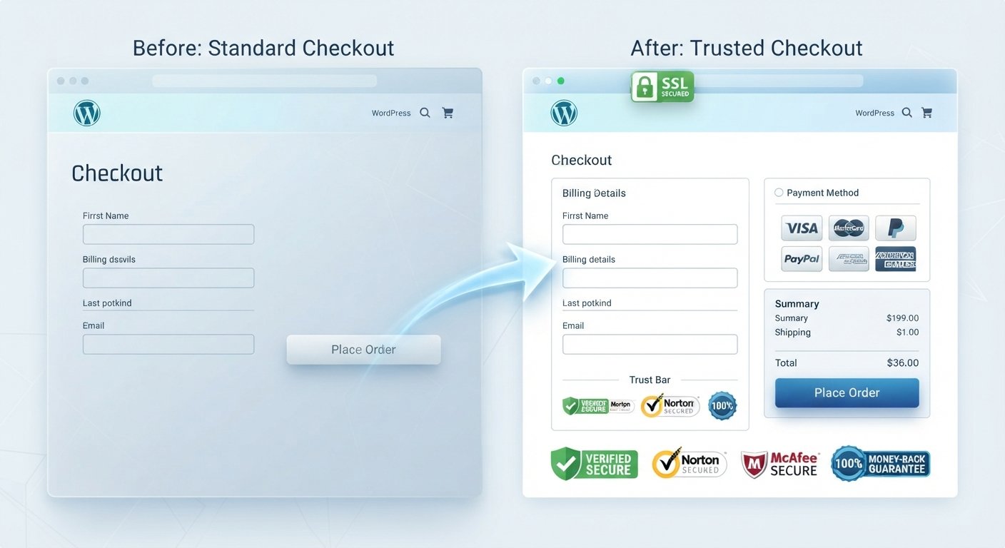 Trustbadg Trust Badges WordPress plugin Hero Image