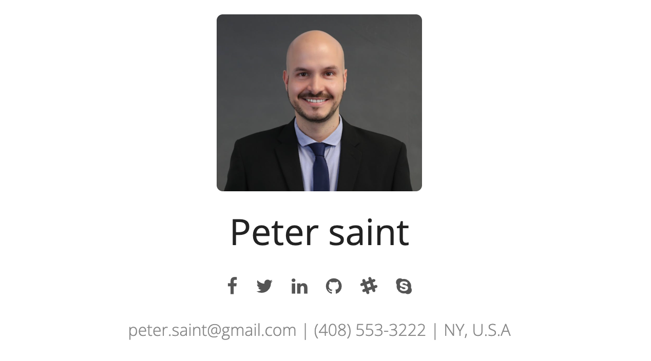 WordPress Theme Resumee Screenshot